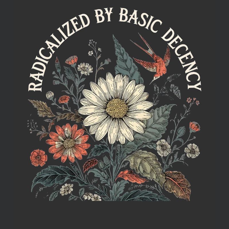 Radicalized By Basic Decency Retro Shirt