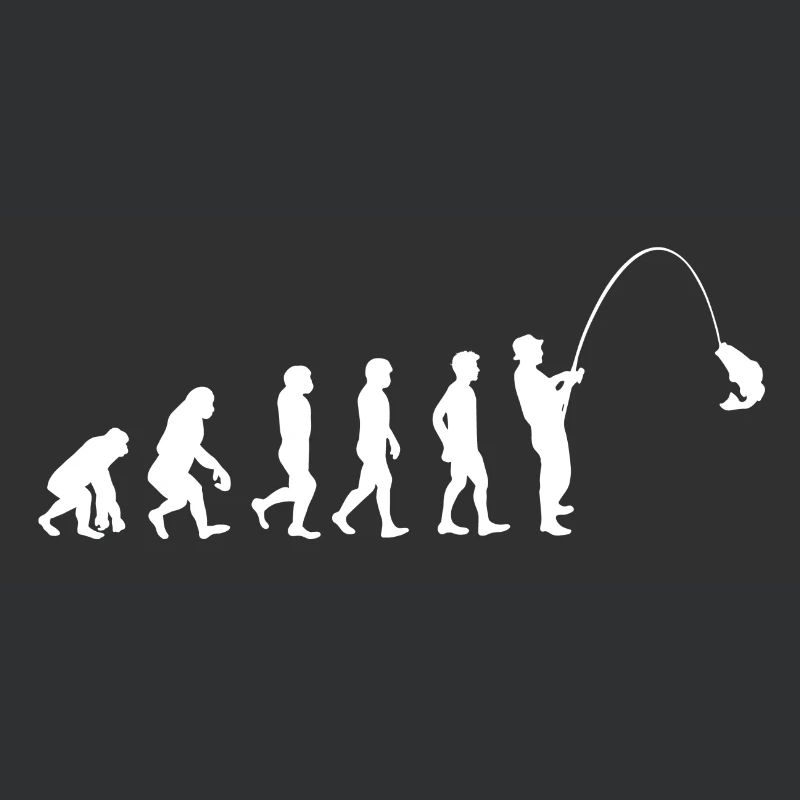 Évolution de l'évolution du pêcheur pêcheur à la ligne