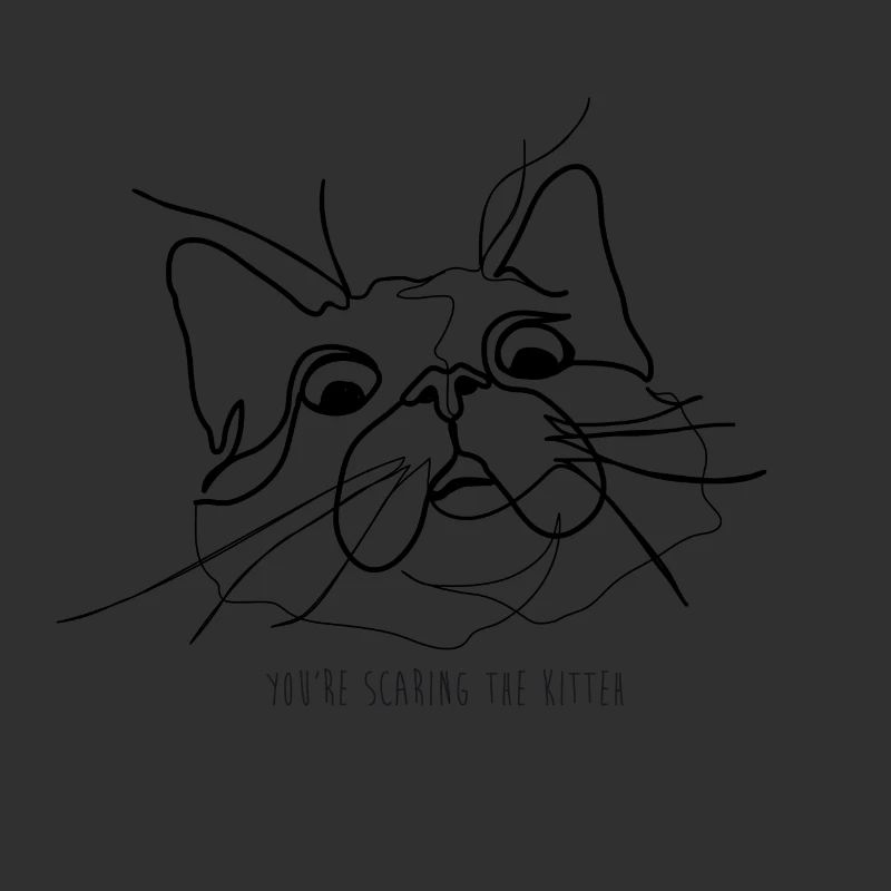 ängstliche Katze Meme