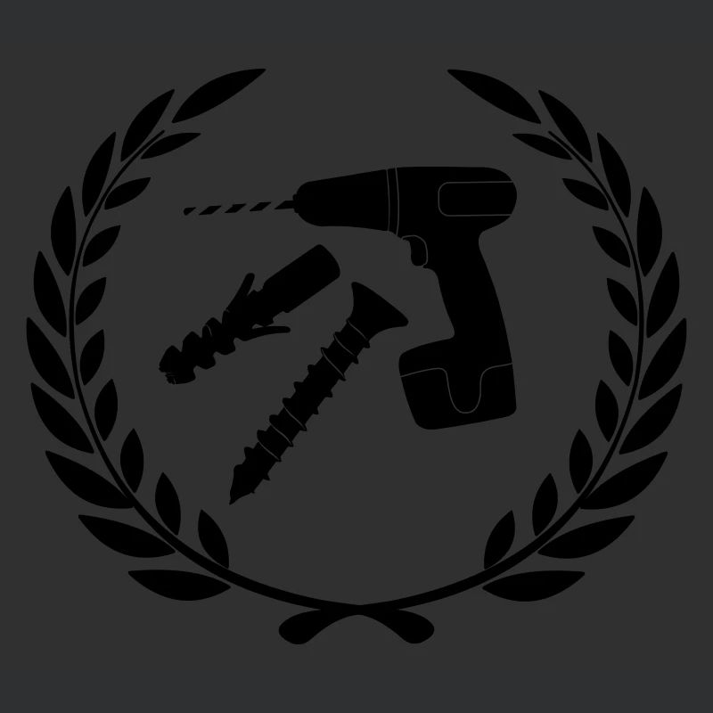 Tool logo for installer in laurel wreath