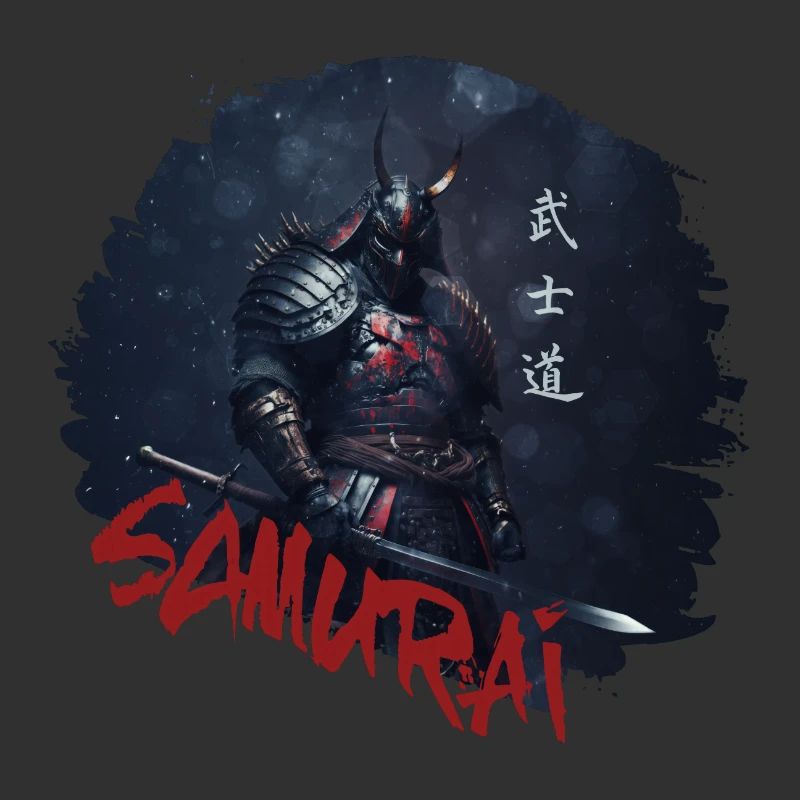 Samurai Krieger mit Katana