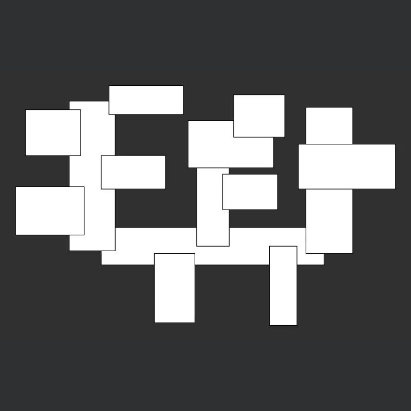 rectangles just squares in composition