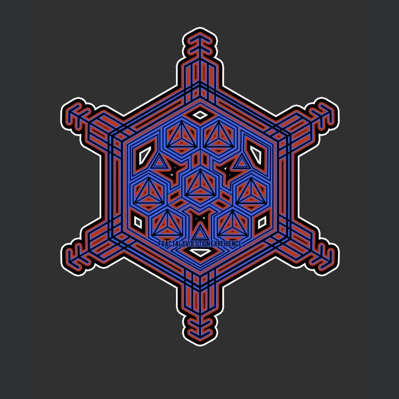 Fraktal Evolution Experience Stern Hexagon Muster