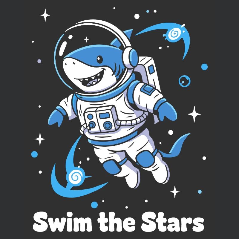 Astronaute requin de l’espace