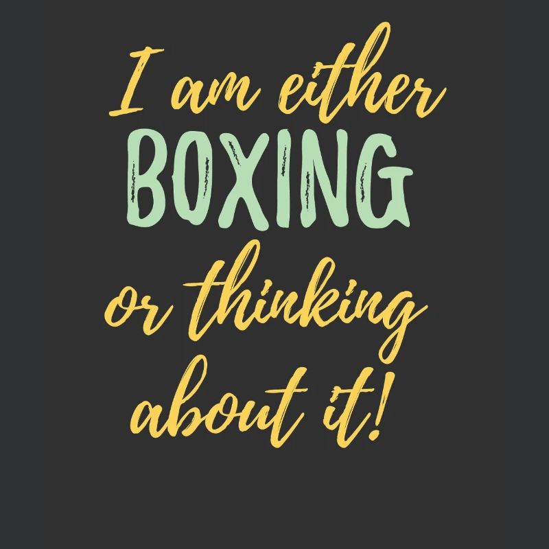 Ich boxe entweder oder denke darüber nach.