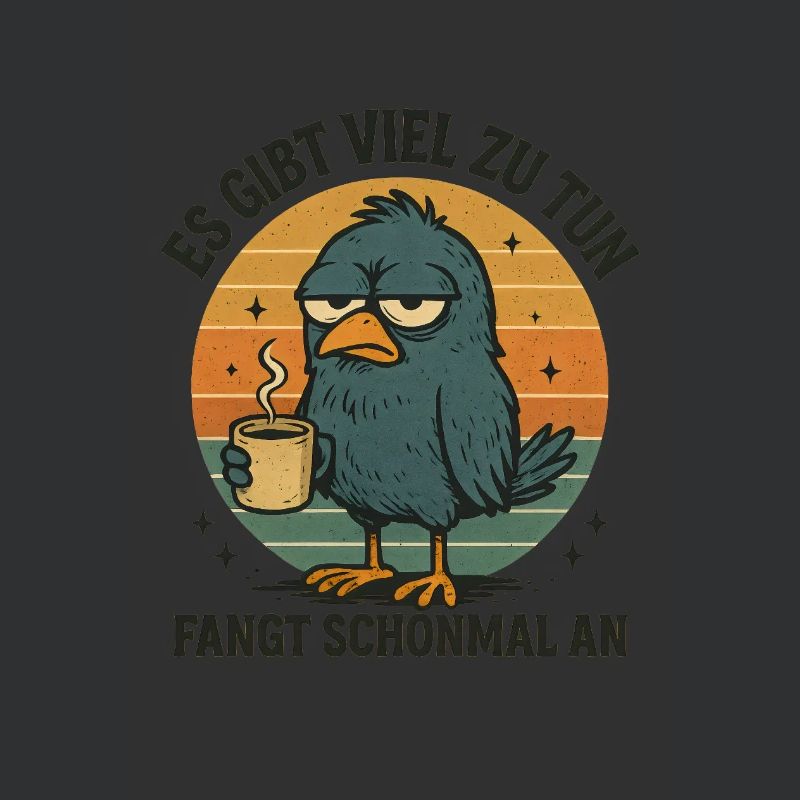 Der frühe Vogel Kaffee Statement