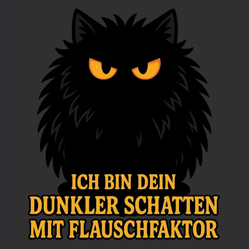 Dark shadow with fluff factor – cat