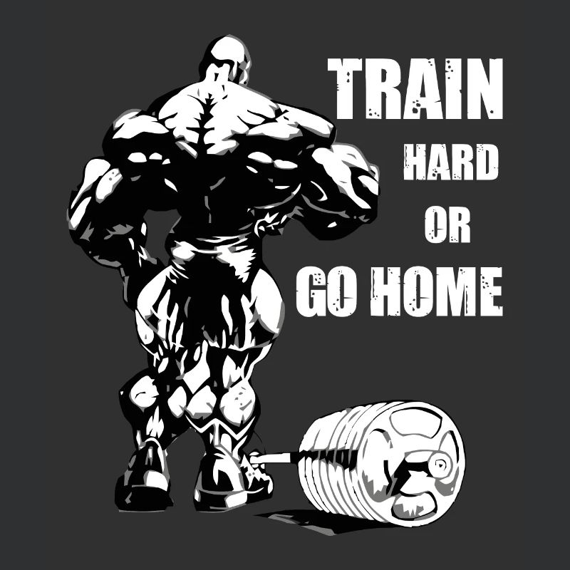 Trainiere hart oder geh nach Hause