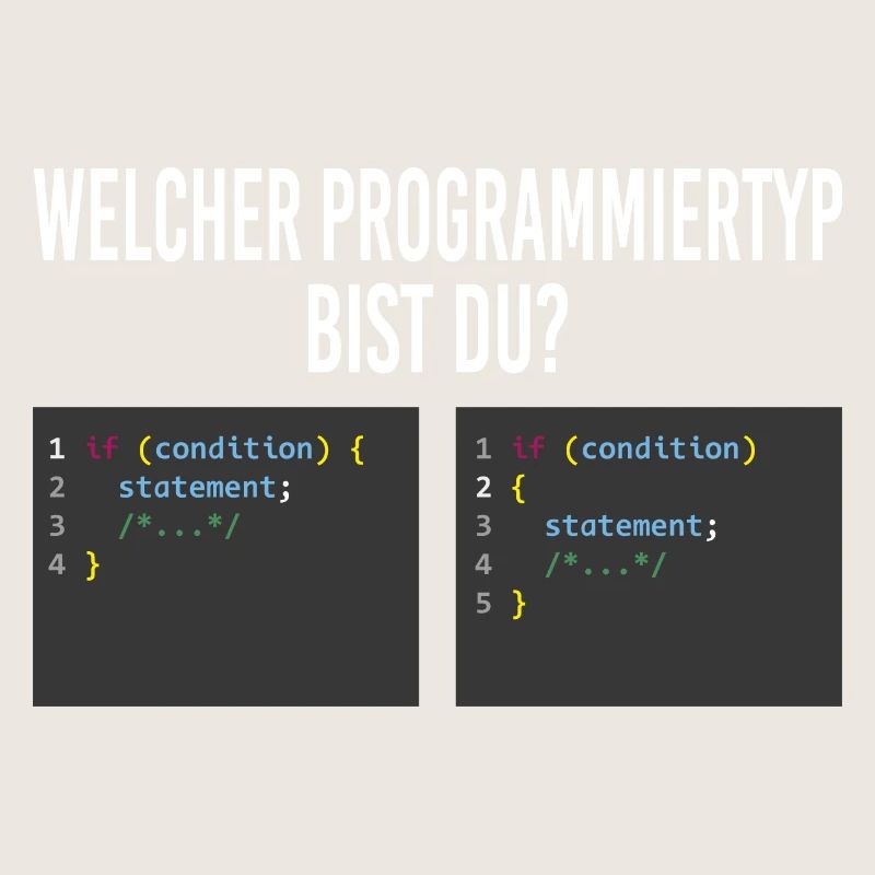 Welcher Programmiertyp bist du?