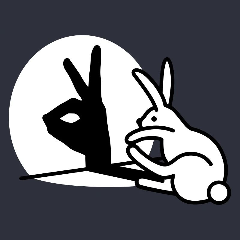 Funny Rabbit Hand Shadow Projection Rabbit