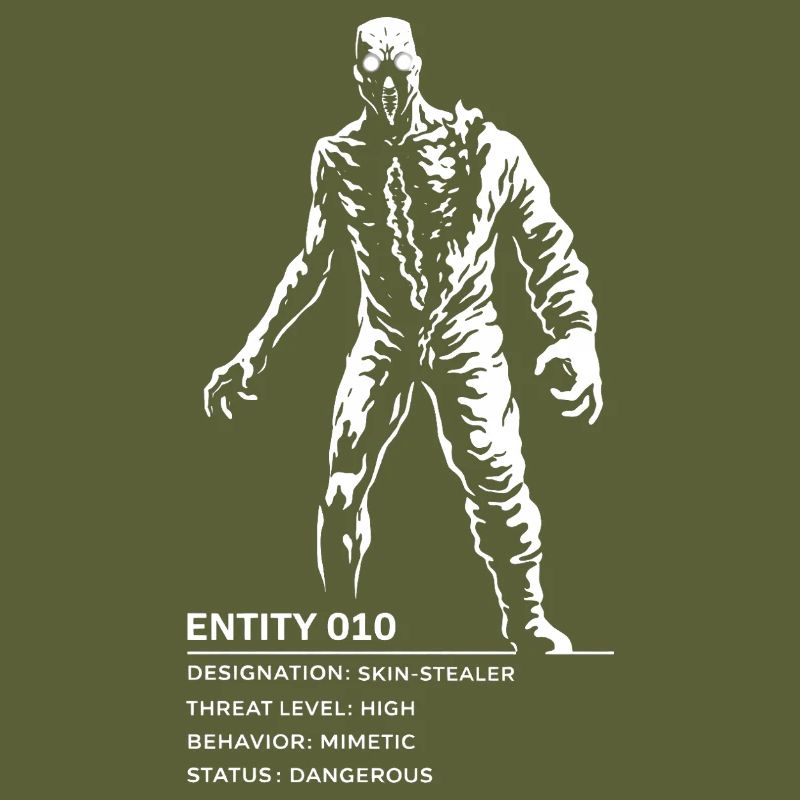 Backrooms Entity 010 white