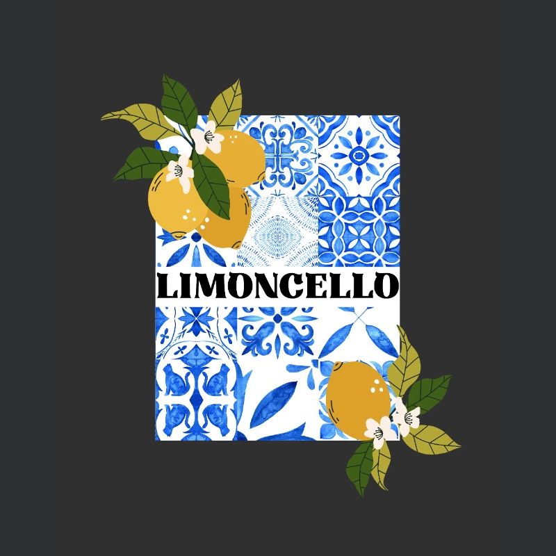 Limoncello – Citrus and Azulejo Pattern