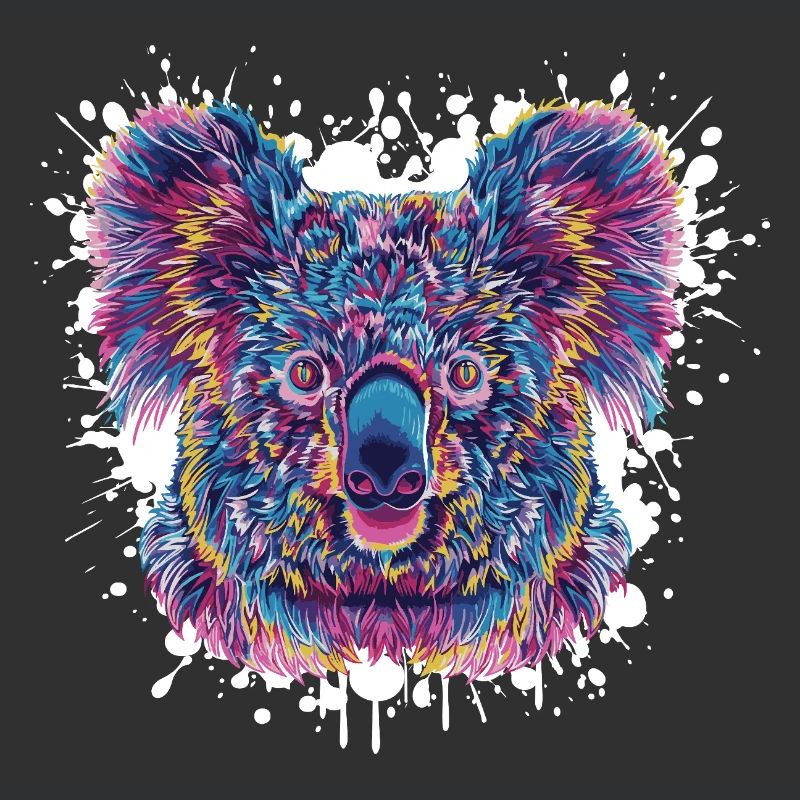 Koala Farbklecks