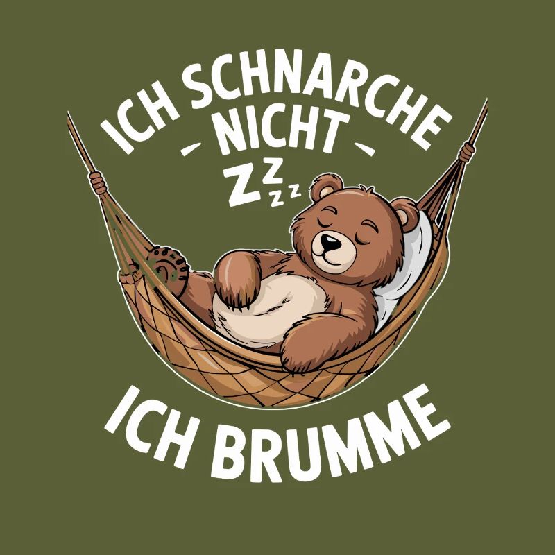 I Don't Snore I Buzz Bear Design