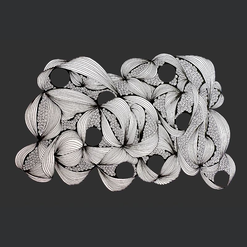 Lined Leaf Weave Pattern