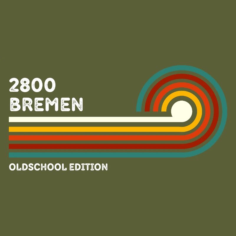 Bremen Retro Shirt 2800 Oldschool Code postal
