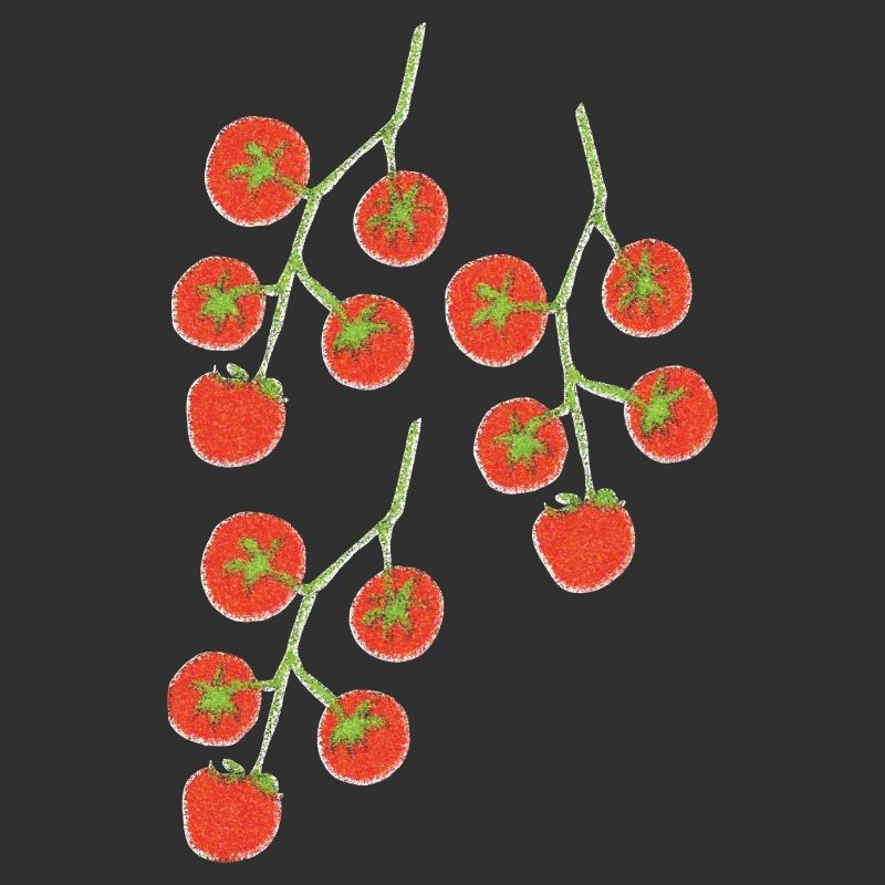 Impressionnisme du Buisson de tomate