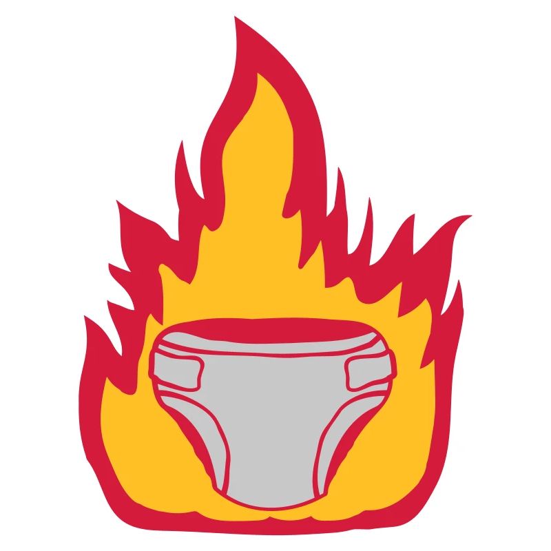 Fire diaper hot