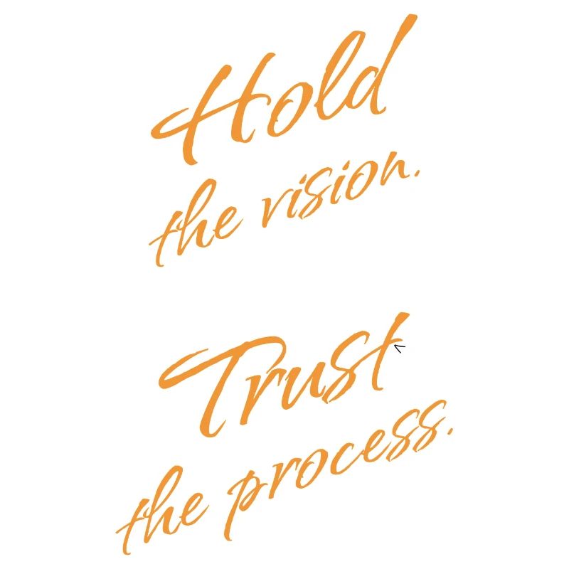 Hold the Vision, Trust the Process.