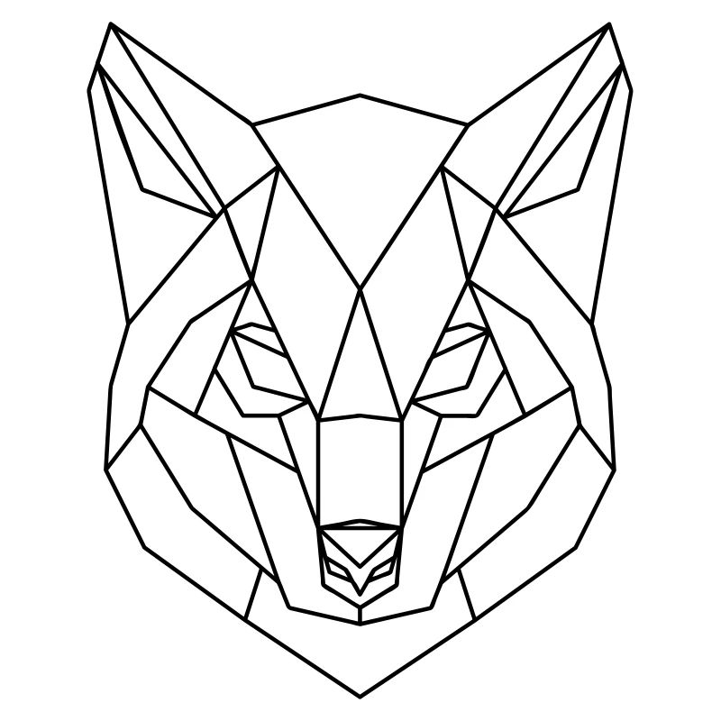 Loup 3D Low Wolf Wolf Polygon Wolf Low 3D