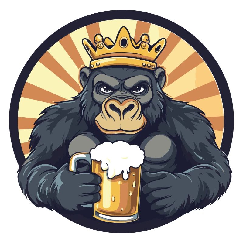 Gorilla Bier Comic