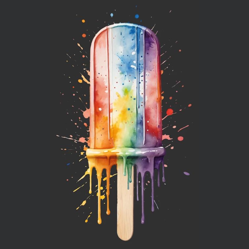 Rainbow Popsicle with Summer Fun
