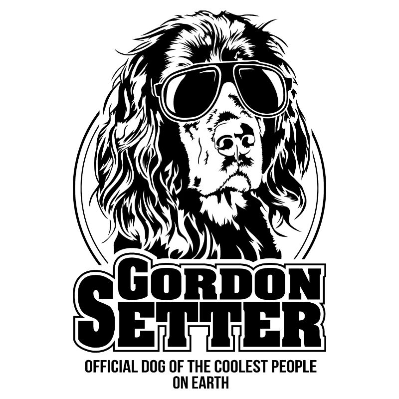 GORDON SETTER coolest people Hunde Spruch Wilsigns