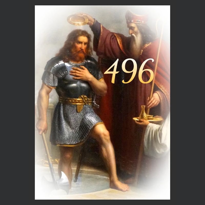 Batême de Clovis 496