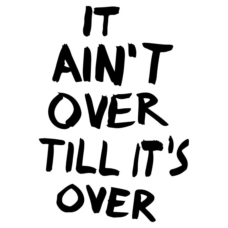 It is not about till it's about