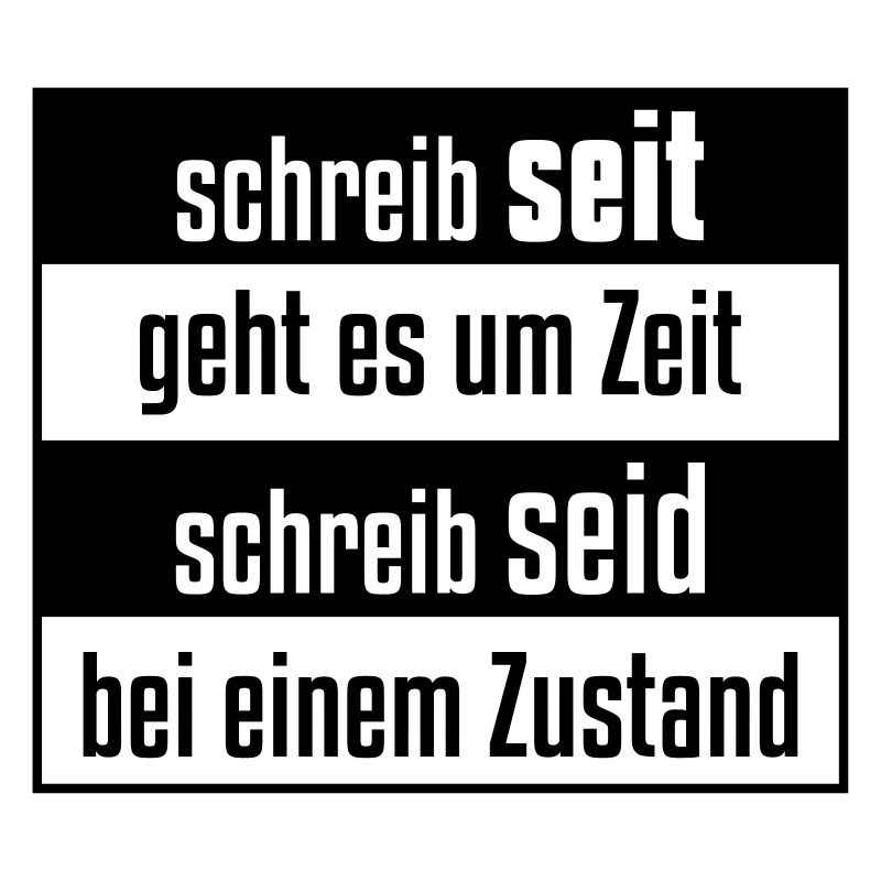 Schreibt man seit oder seid?