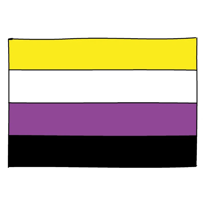 Nonbinary Flagge