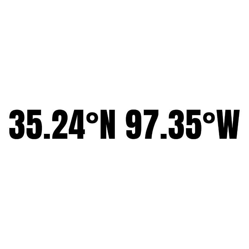 Norman, Oklahoma, USA Coordinates