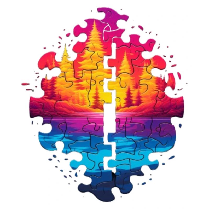 wunderschöne Puzzle Landschaft