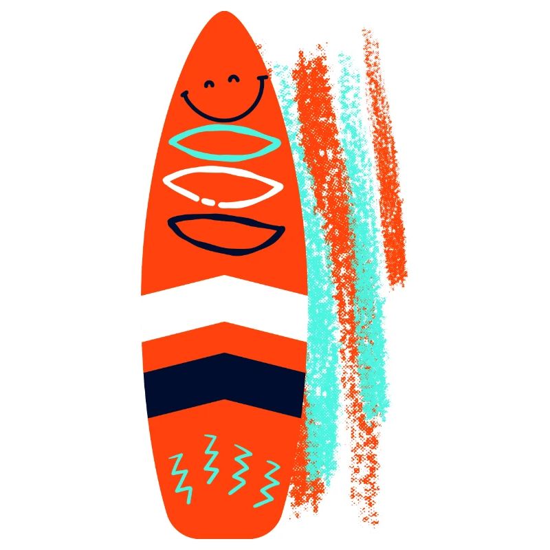 ORANGE SURFBOARD