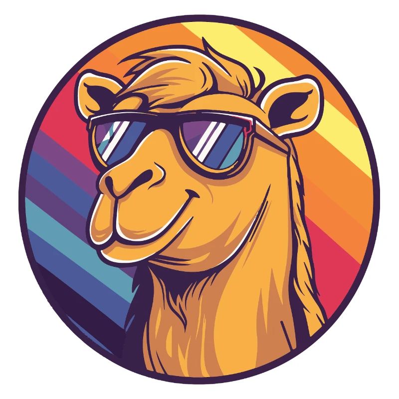 Kamel Comic Cool Sommer