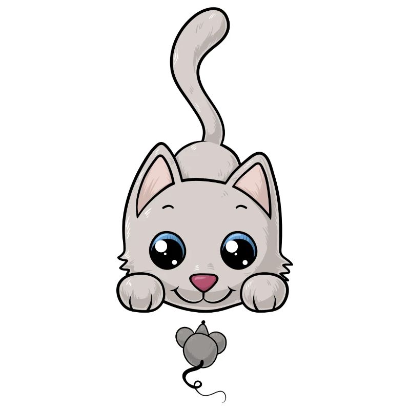 chat bande dessinée douce
