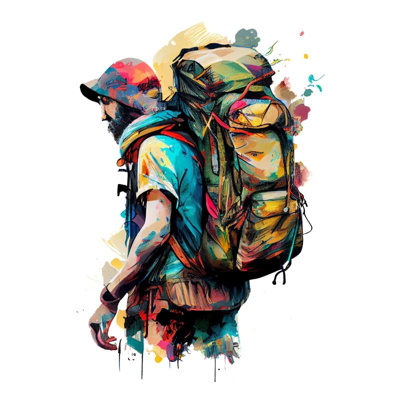 Graffiti Backpacker Design
