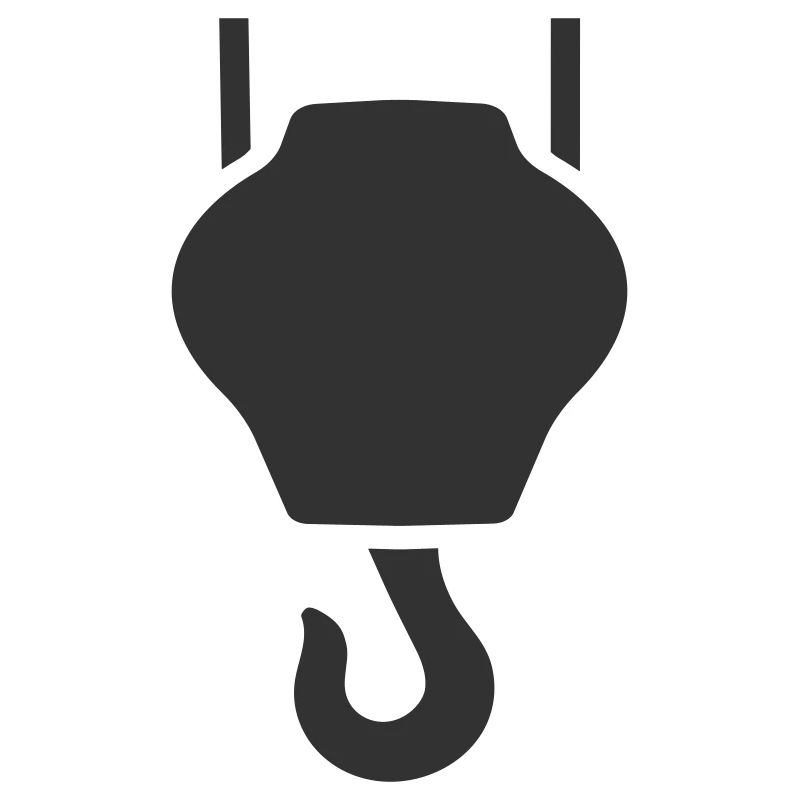 Industrial crane hook Lifting hook or hoist hook