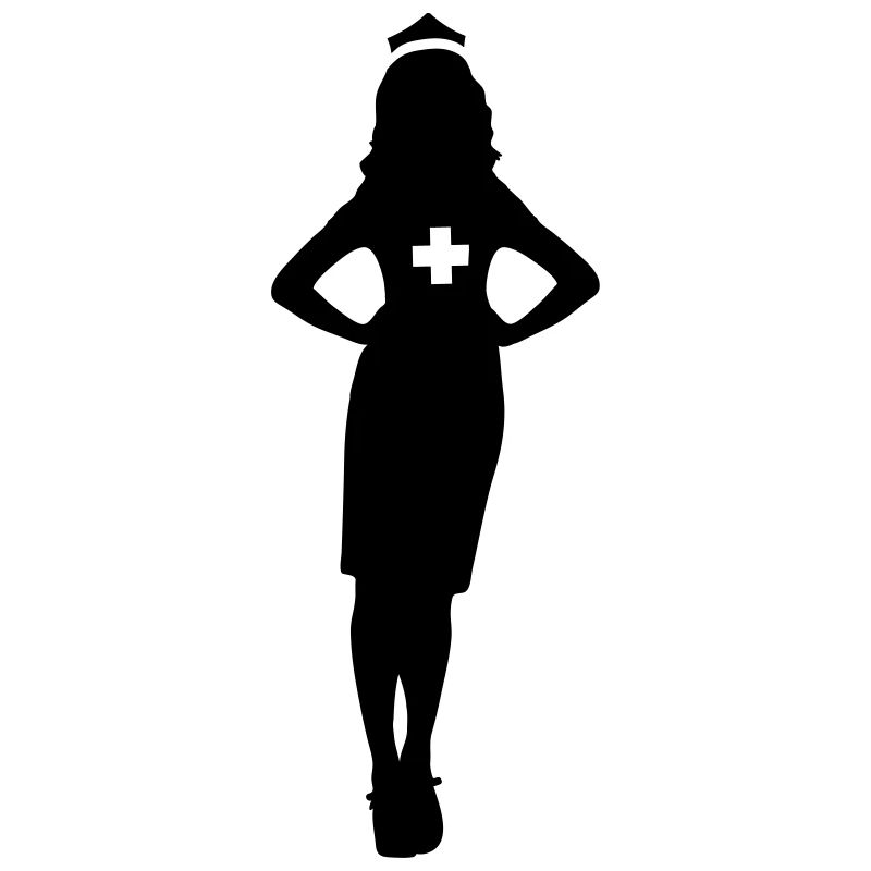 krankenschwester silhouette