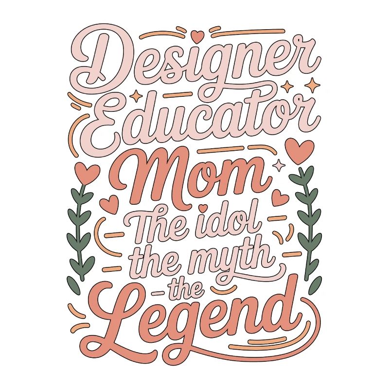 Designer Educator Mom The Idol The Visual Designer