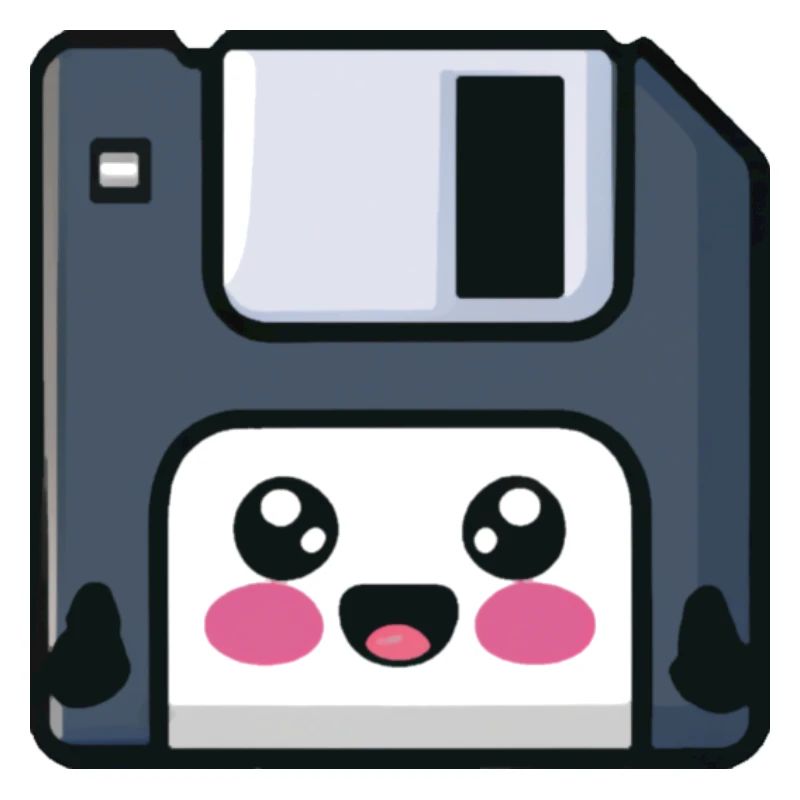 Floppy disk! Nostalgic technology!