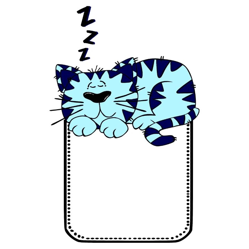 Conception de chats de poche poitrine