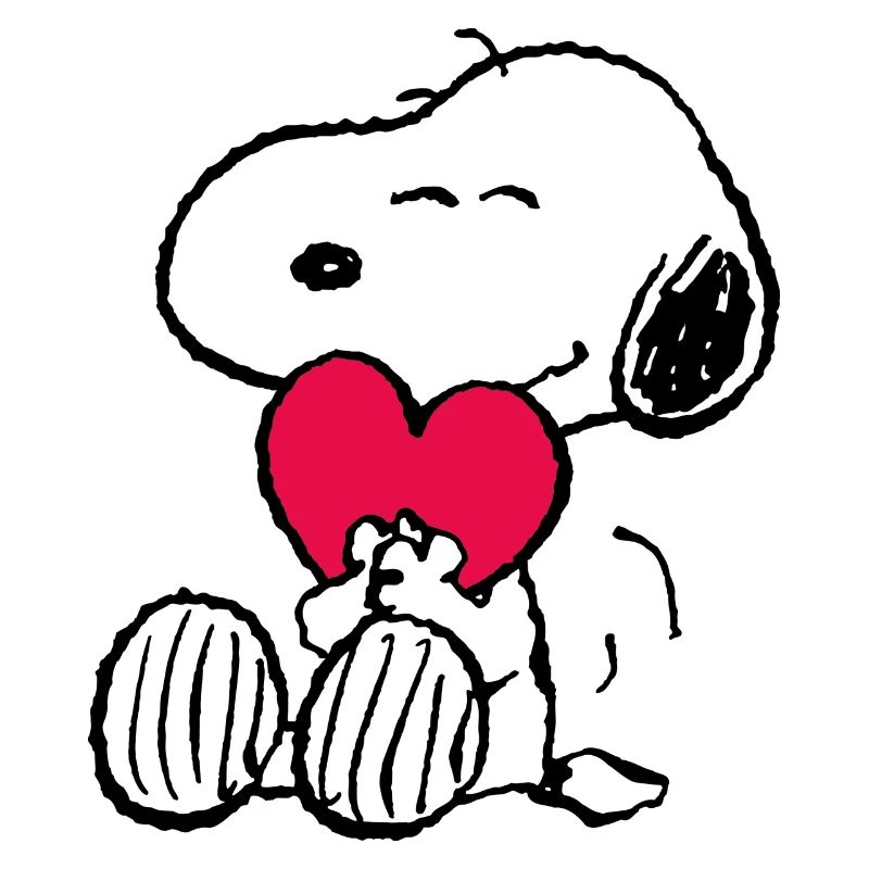 Peanuts Snoopy mit Herz