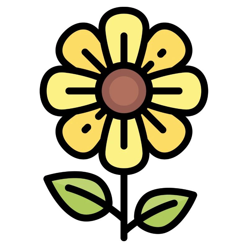 Gelbe Blume Geschenk Idee