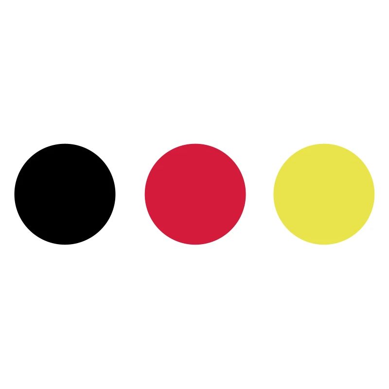 Points black, red and yellow