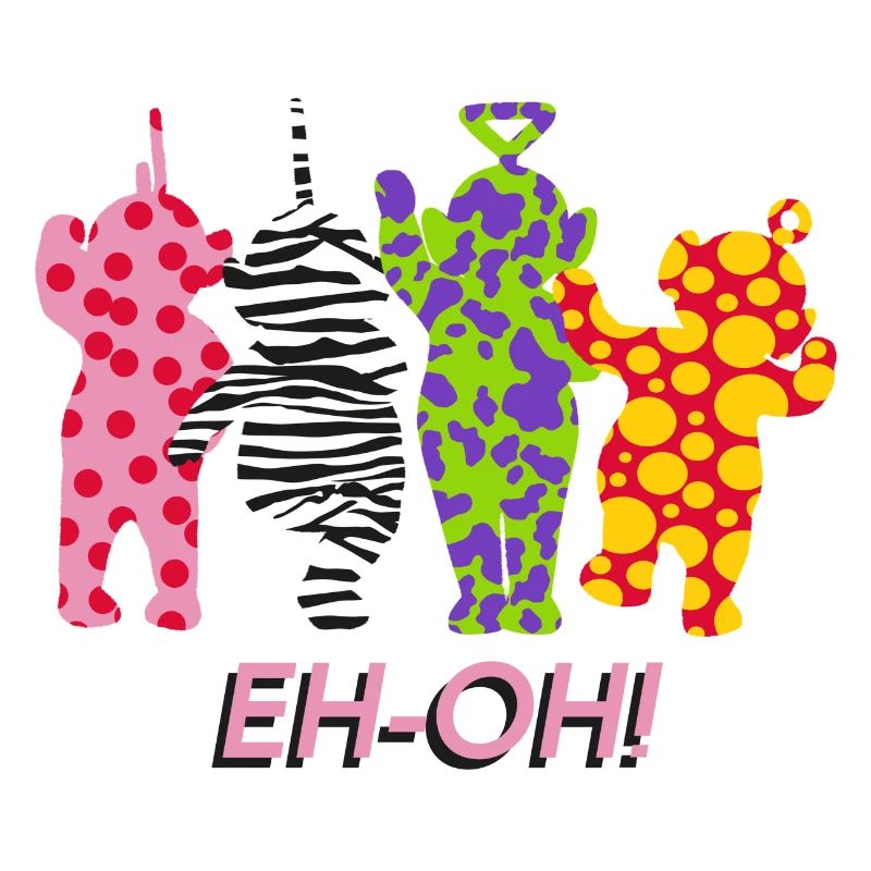 Teletubbies Eh-Oh! Cool Design With Funky Patterns