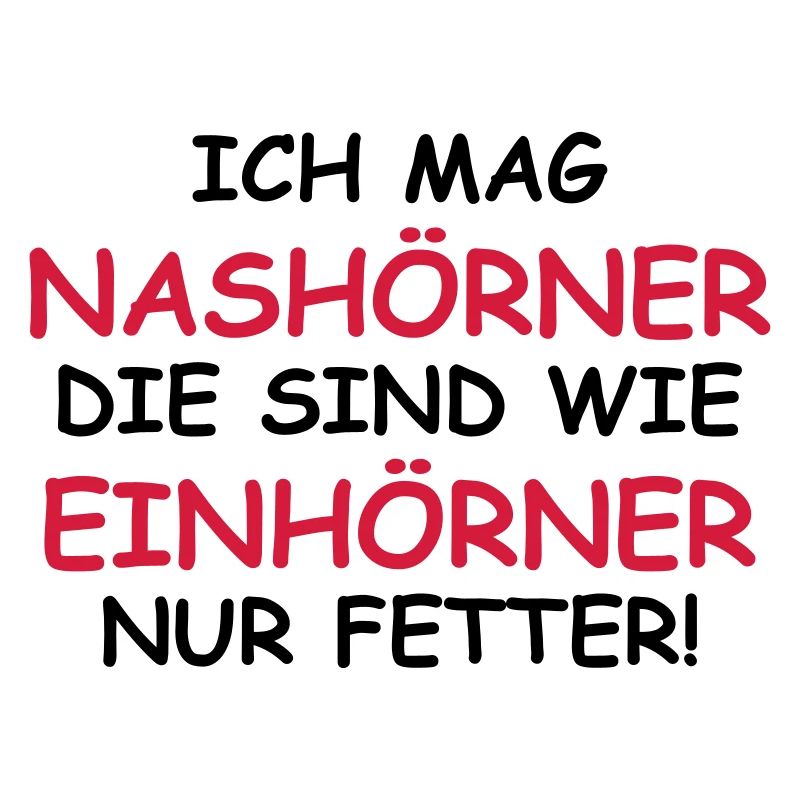 Ich mag Nashörner