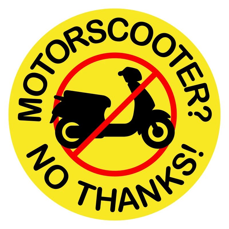 Scooter? Non merci! (3 couleurs)