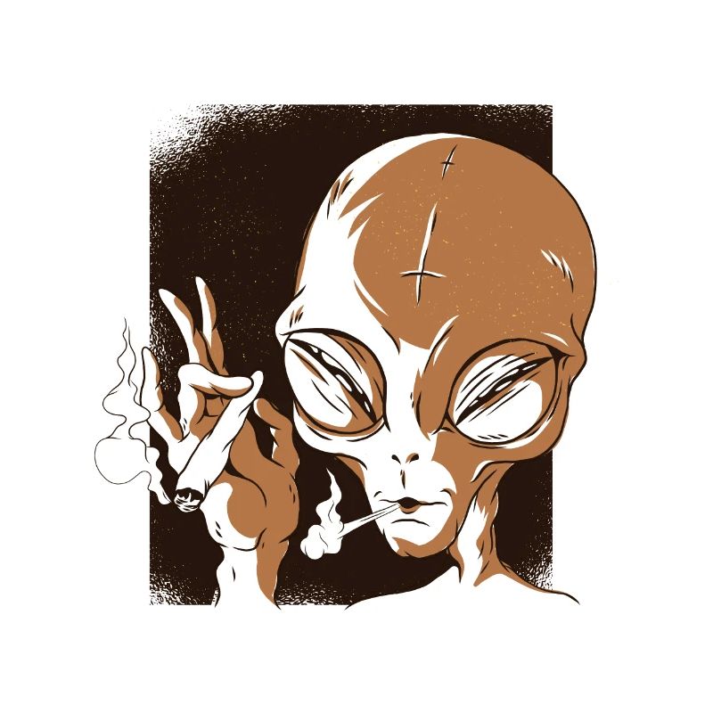 Weed Alien - Verrücktes Geschenk