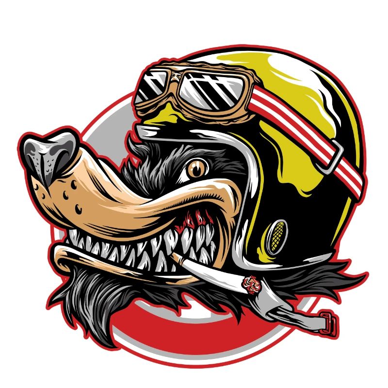 Biker Hund